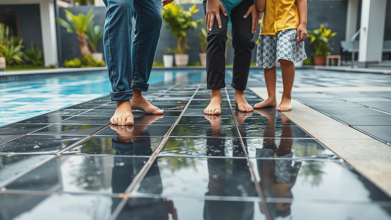 Đá Bazan Lát Quanh Hồ Bơi Có Trơn Không, Xử Lý Sao Cho An Toàn Đá Bazan Lát Quanh Hồ Bơi Có Trơn Không, Xử Lý Sao Cho An Toàn