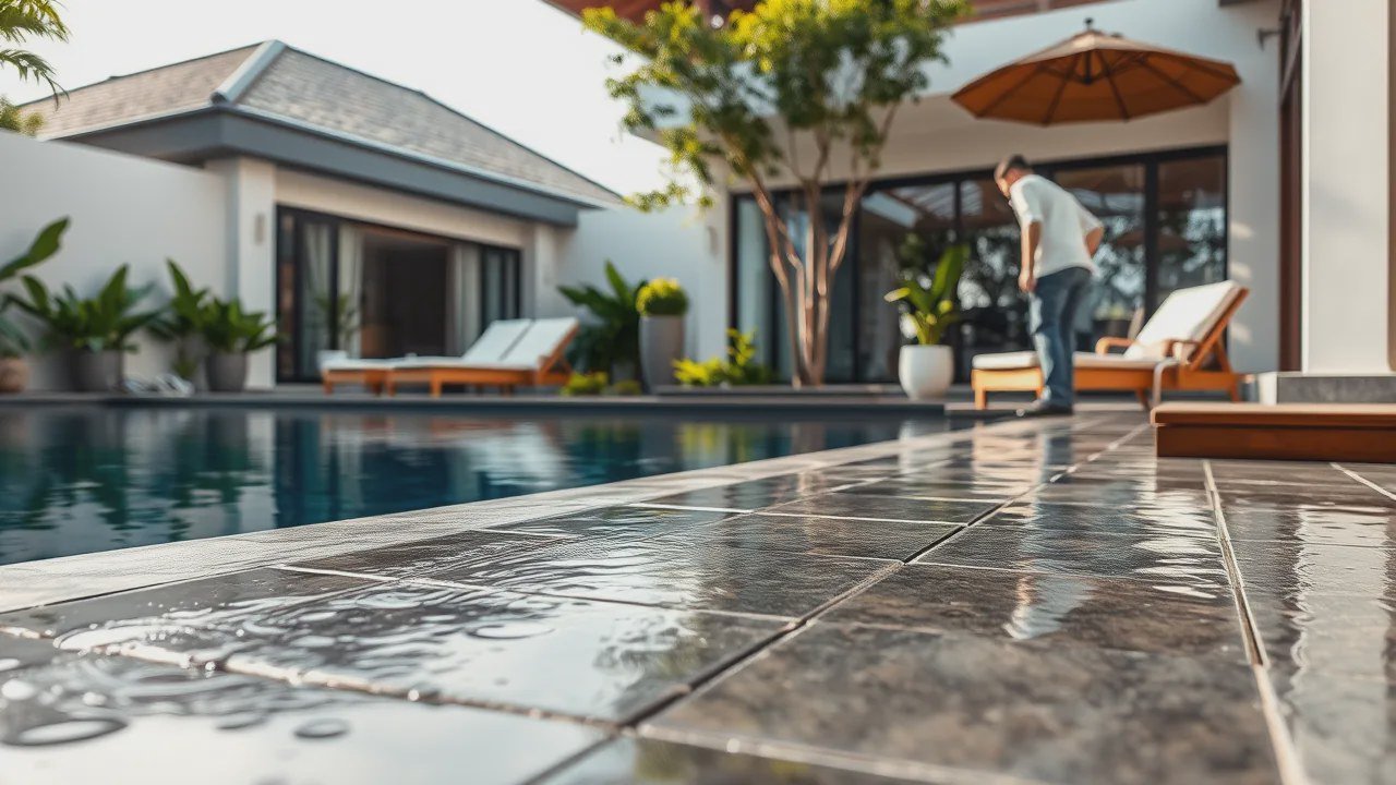 Đá Bazan Lát Quanh Hồ Bơi Có Trơn Không, Vì Lý Do Gì Đá Bazan Lát Quanh Hồ Bơi Có Trơn Không, Vì Lý Do Gì